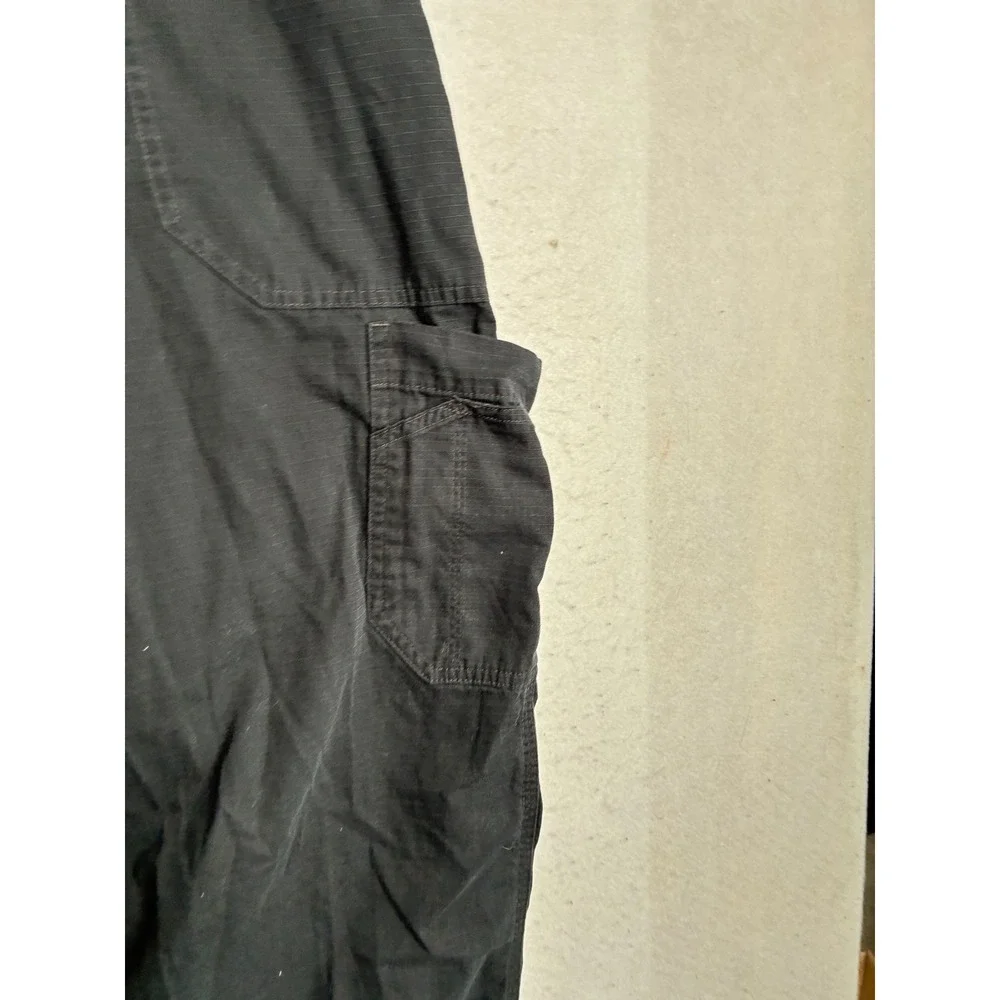 Carhartt Force Black Ripstop Cargo Work Pants Mens XL Regular C04100